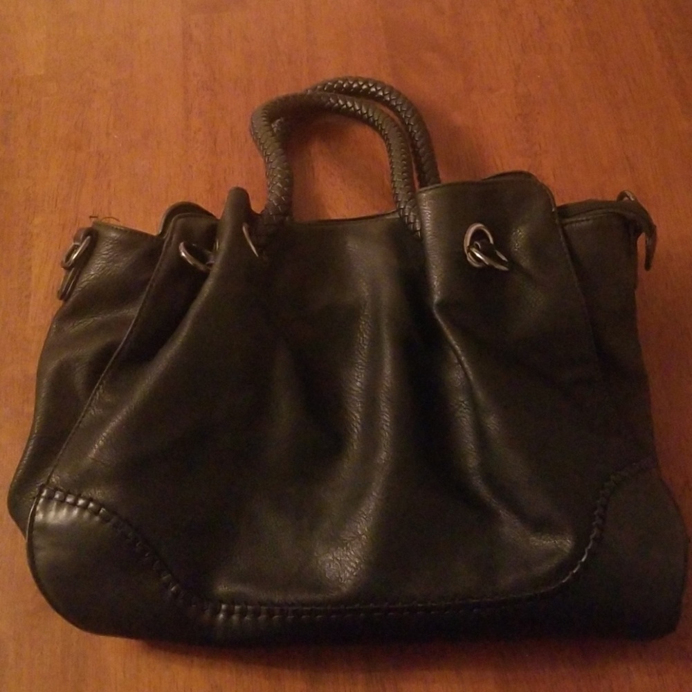 Dots black purse